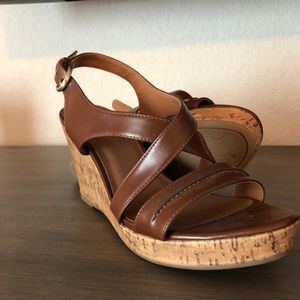 Franco Sarto Wedge Strappy Heel